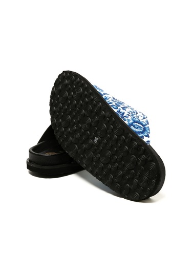 Terlik Kadın Galıa G106358 Genuins Vegan Tile Blue Tile Blue