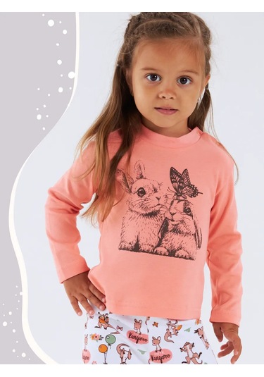 Lemony Kıds Yenidoğanlar İçin Uzun Kollu Tişörtler Ve Bluzlar, Set 165072832 Pembe