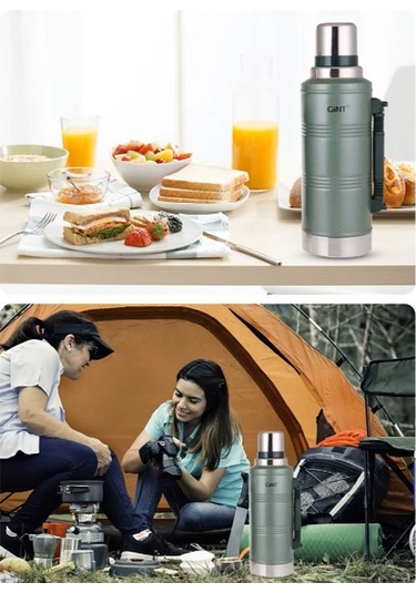 River World Termos Çelik Vakumlu 1,25 Lt'lik Renkli