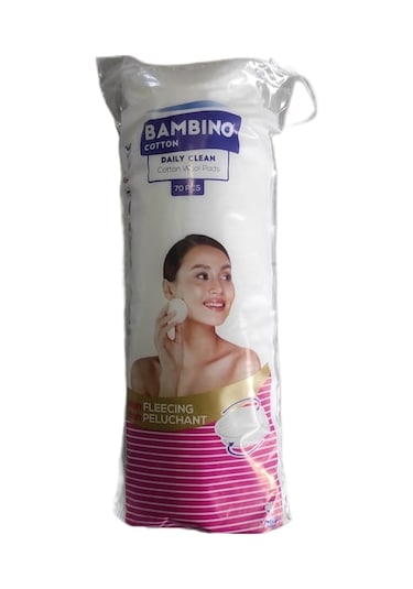 Bambino Cotton Daily Clean Disk Makyaj Temizleme Pamuğu 70'li