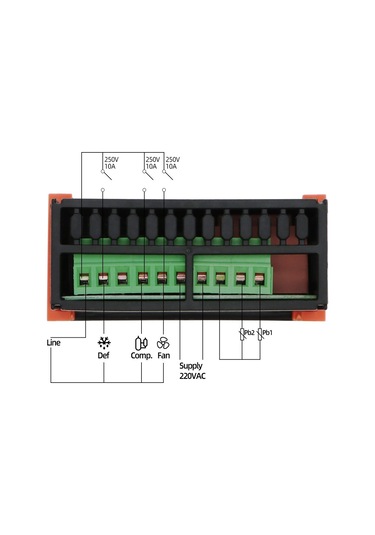 Etc 974 Dijital Termostat Çift Prop