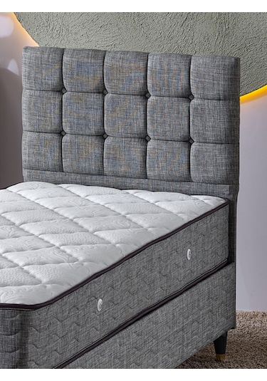 Beehanem 120x200 Bengü Baza+başlık+yatak 3 Lü Set Ketengri 120 X 200