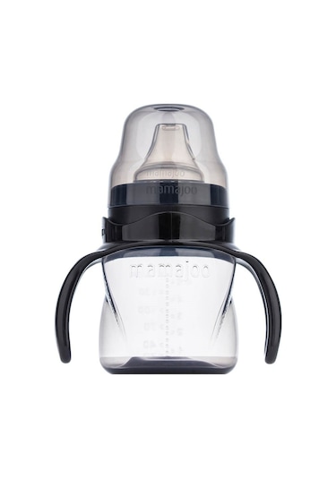 Mamajoo Kulplu Akıtmaz Eğitici Bardak Black 160 ML & Anti-Kolik B Siyah