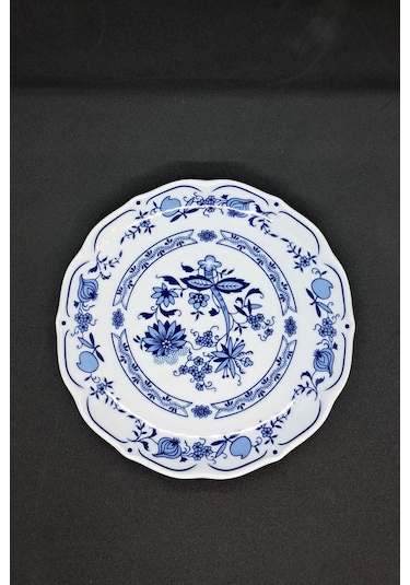 Graff Von Henneberg Saman Desen Duble Vintage Kahve Fincanı 3 Parça 180 Ml Mavi