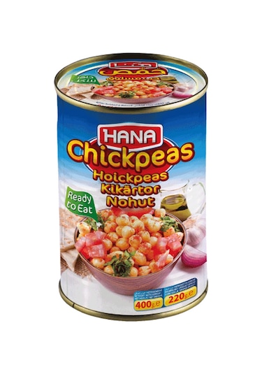 Hana Haşlanmış Nohut Konservesı 3 x 400 G
