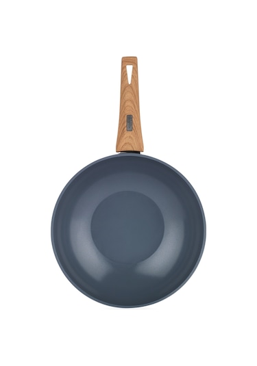 Schafer Fiesta 28 Cm Seramik Wok Tava 1 Parça-siyah