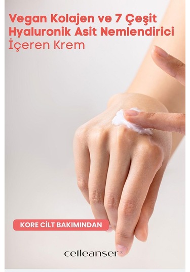 Celleanser Yoğun Nemlendirici Kırışıklık Karşıtı Kolajen Bakım Kremi 50 ML