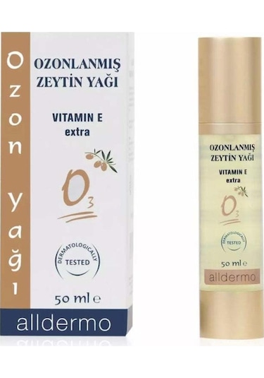 Alldermo Ozonlanmış Zeytinyağı Ozon Yağı 50 ML