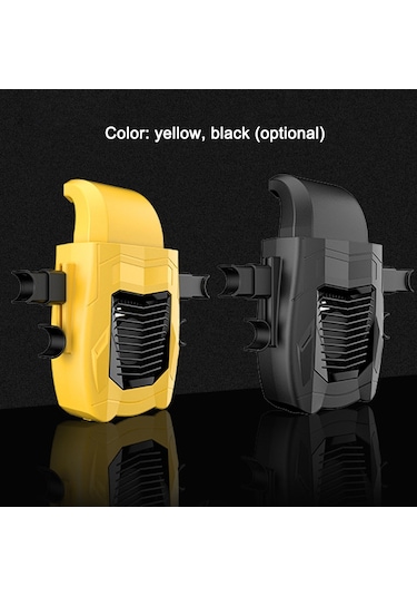 Hallow K20330B Taşınabilir Araba Arka Koltukları Soğutma Vantilatörü Siyah