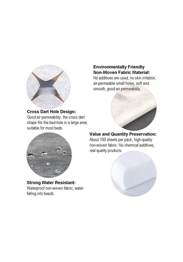 Ganzhoushop Yüz Tek Suntek Mavi-d Kumaş Kullanımlık Deliksiz Dokunmamış Ch