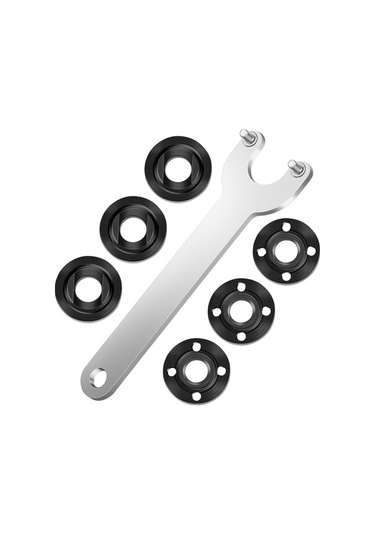 Pazly 5 Parçalı Çelik Öğütücü Seti, Açılı Öğütücü Bakımı, Flanş Kilit Somunu