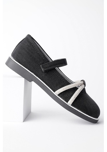 Muggo Unicorn Garantili Günlük Ortopedik Hafif Taban Taşlı Ve Cırtlı Kız Çocuk Babet 001