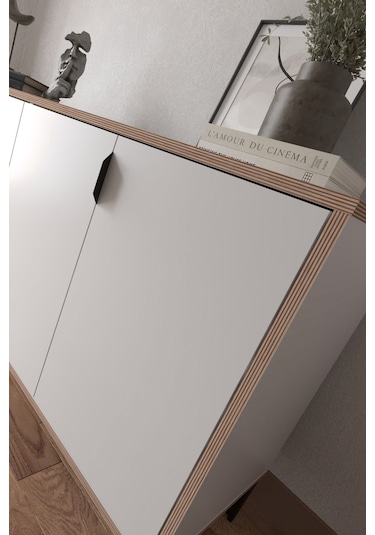 Sarmobi Arden 4 Kapaklı Konsol Beyaz