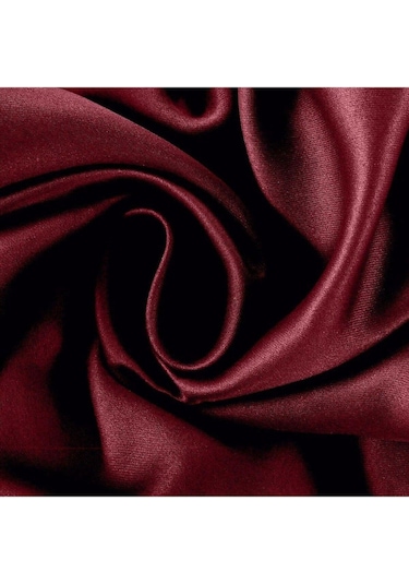 Bordo Blackout Karartma Fon Perde Güneşlik Pilesiz Extraforlu Düz Dikim-bordo Bordo