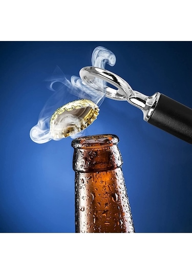 Moly Kendin Yap Bira Şişe Açacağı 4 Adet Paslanmaz Çelik Gümüş Renk Gümüş