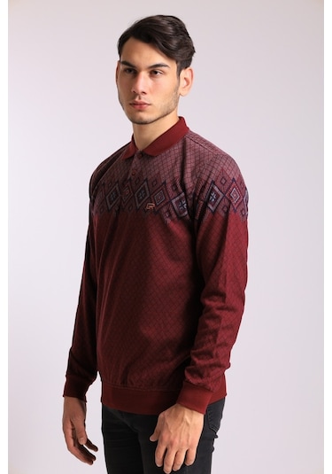 Bearraybon Erkek Triko Kazak Bordo (504886218) Bordo