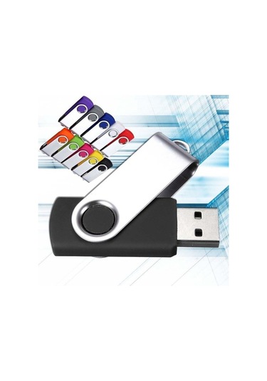 Castleofangels Flash Sürücü Usb 2.0 Veri Gezgini Pendrive Thumb Drive Kalem Sürücü Döner Tasarım 128mb 1li