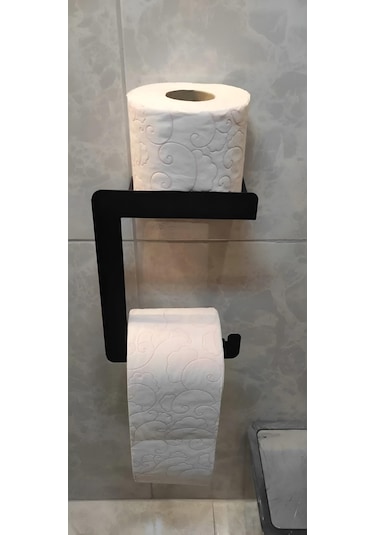 Hvngroup Metal Raflı Geniş Tuvalet Kağıdı Askısı
