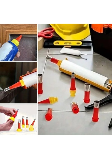 İpek Yıldızı 30 Parça Silikon Kalafat Mastik Alet Seti Mastik Ucu