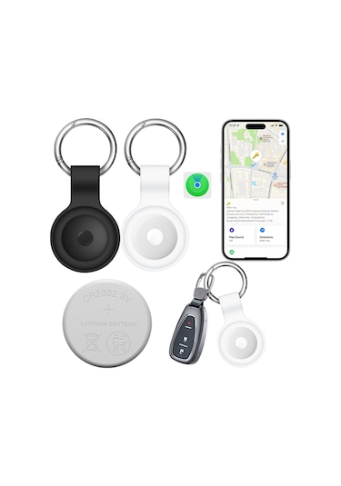 Maiyame F18 Bluetooth 5.2 , Apple Mfi Onaylı, 10 Aylık Pil Ömrü, 2 Adet Beyaz, Kayıp Eşya Bulucu, Apple Bul App Uyumlu