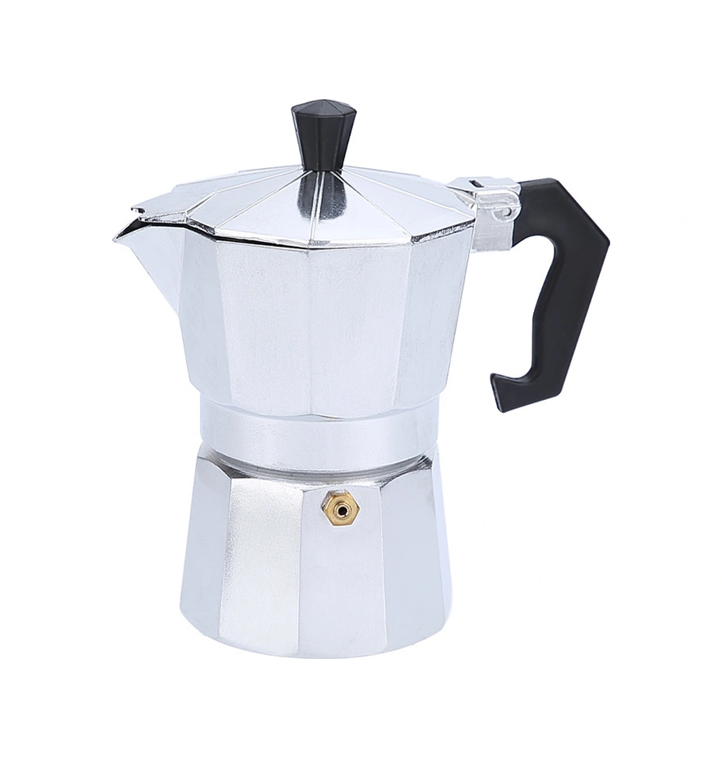 Youtek Ev İçin İtalyan Tarzı Alüminyum Moka Pot - 50ml 1 Kupa Kahve Hazırlama Aleti - Dayanıklı Ve Kullanımı Kolay Gümüş