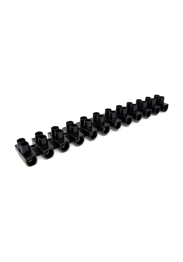 10 Adet No4 Siyah Sıra Klemens Maks. 6mm² Kabloya Kadar