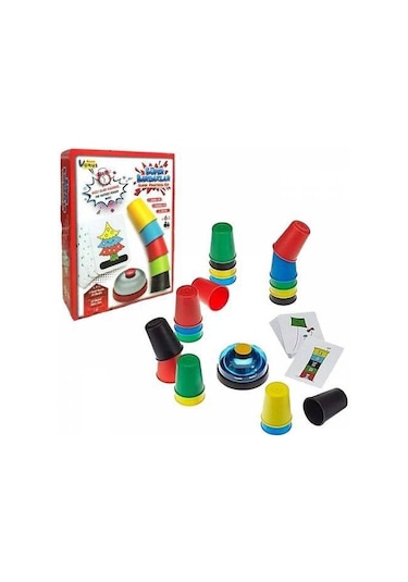 Süper Bardaklar Hızlı Neşeli Pratik Bardaklar Akıl Zeka Mantık Oy.