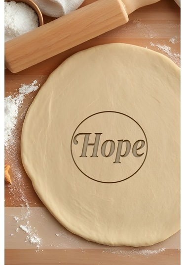 Hope Kurabiye Kalıbı, Hamur Şekillendirici, Bisküvi Kalıbı, Kolay Kesim Ucu Beyaz