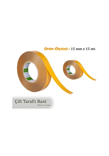 Şerit Led İçin Yapıştırıcı Çift Taraflı Şerit Bant 15 Metre Bant N11.278