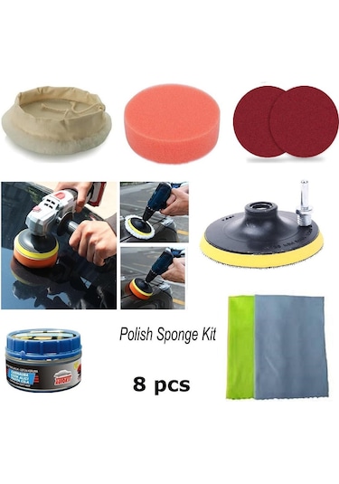Araç Kaporta Boya Polisaj Seti Cizik Giderme Autokit Pasta Cila