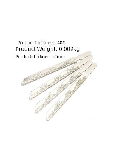 Hombey Diamantlı Eğri Testere Teli: Seramik Ve Taş Kesim İçin Hassas, Verimli Ve Dayanıklı Tekstil Kesici Makyaj Testere Teli - Eğik Dişli