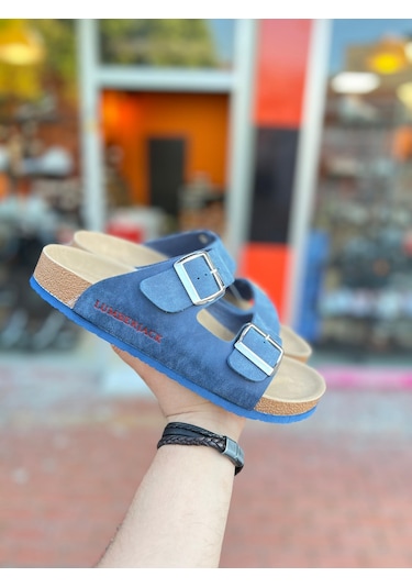 Lumberjck Erkek Mendy Günlük Havuz Plaj Deniz Terlik - Lacivert - 43 Lacivert
