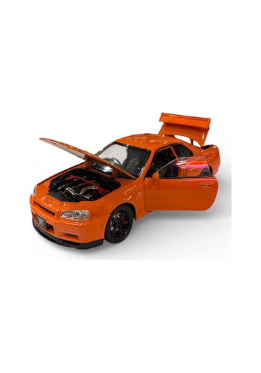 Hobbiez World 1/24 Nissan Gtr R34 - Orange