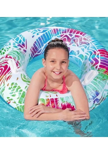 Bestway Elindeki Halkalı 91 Cm Şişme Yüzme Simidi 419805988