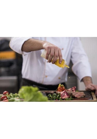 Sun Plastik Plastik Yağlık Sosluk Şişesi 750 ml Şeffaf Yağdanlık Şişe Plastik