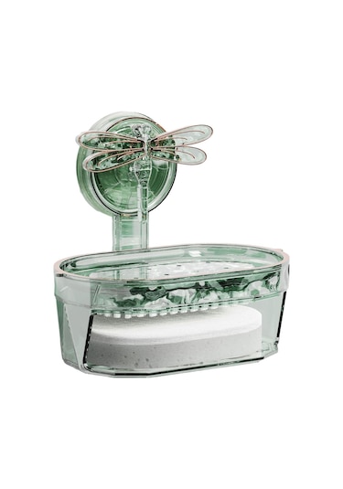 Suntek Magideal Dragonfly Vantuz Sabun Kutusu Yaratıcı Yeşil