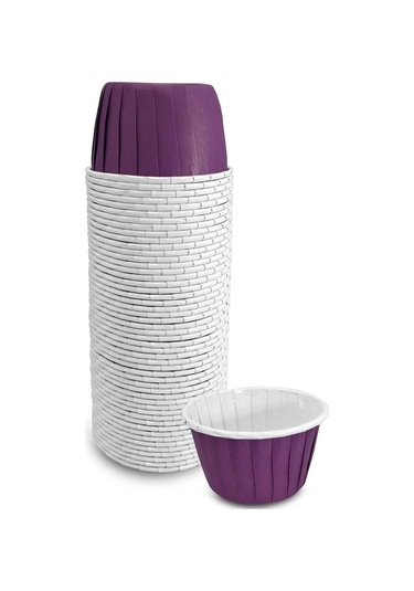 Kafem Mat Mor Muffin Kek Kapsülü 50li X 5 Paket - K13 Mor