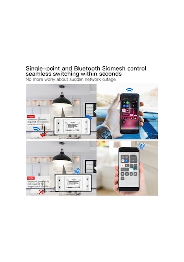 Dancemonkey Tuya Akıllı Ev Modülü: Tek Nokta Kontrol, Zamanlayıcı, Mobil Uygulama, Google Home, Alexa Destekli