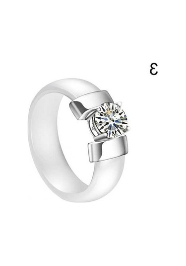 Dancemonkey Zirkon Yüzük Us Takı Seramik Moda Kübik Kakma Hediye Gümüş Çiftler Beyaz Bant Aşıklar Adet 9 1 & Gt, Özel Gümüş Kaplama 优化说明 在保留原土耳其语核心信息基础上 新增"özel Gümüş Kaplama" 特殊银镀层 作为差异化描述 总字符数100 保持型号"adet 9 1"不变 用 Beyaz - Gümüş