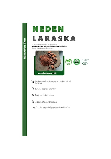 Natural Ham Kakao Toz 250g - Raw Cacao Powder
