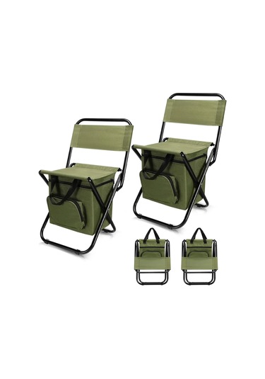 Balıkçı Taburesi Ayrılabilir Taşınabilir Katlanır Sandalye Plaj Kırmızı