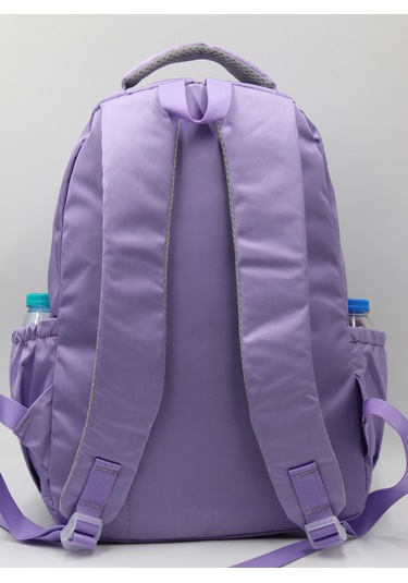 Özel Su İtici Kumaş Lila Unisex Okul Sırt Çantası 34600