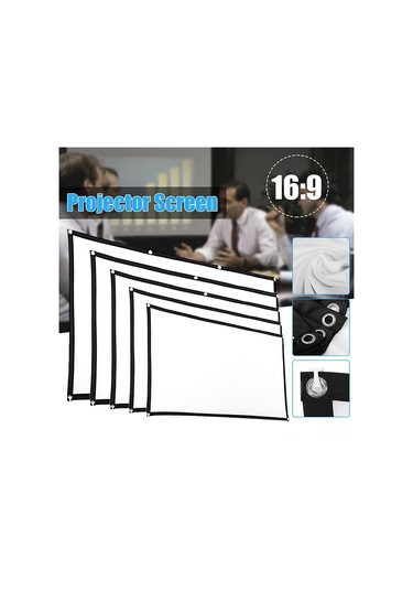 Springsun 60 İnç 16:9 Poliester Taşınabilir Katlanabilir Projeksiyon Perdesi