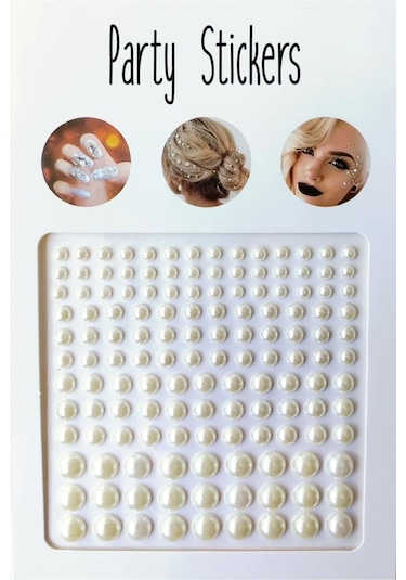 Rbs Saç Yüz Taşı İnci 150 Adetli Krem