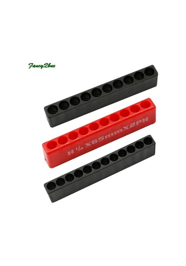 Rd1 Tornavida Deliği 10/12 Delik Hex Shank Bit Tutucu Plastik Kafa Saklama Kutusu Aracı 6224