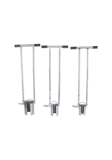 Suntek Uzun Saplı Ampul Dikim Aleti Çim Toprak Delik-çapı-120mm