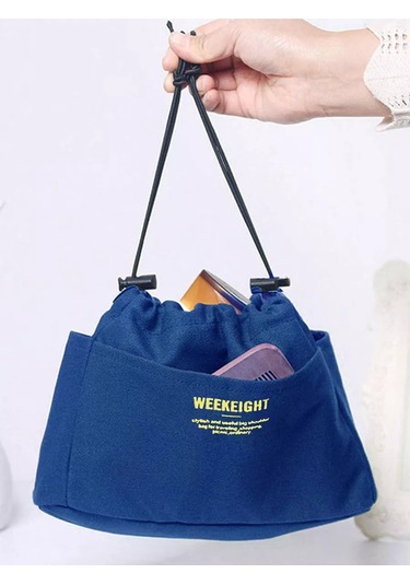 Travel Kadın Çantası İçin Koyu Mavi İç Organizer 238252258 Mavi