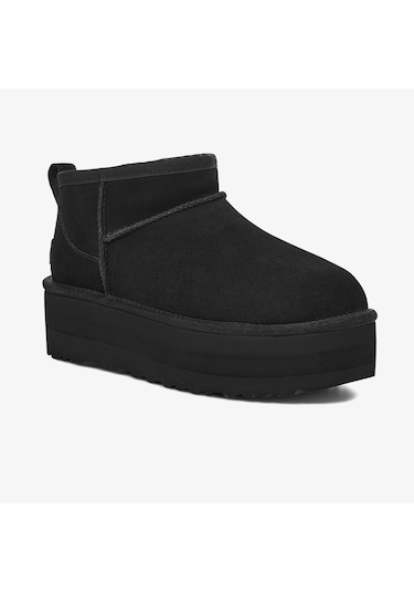 Ugg Classic Ultra Mini Platform Kadın Siyah Bot Düz 1135092 Siyah