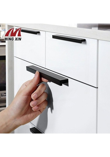 2 Adet Alüminyum Alaşımlı Kapı Kolu Siyah Altın Kapı Kolu Nordic Min