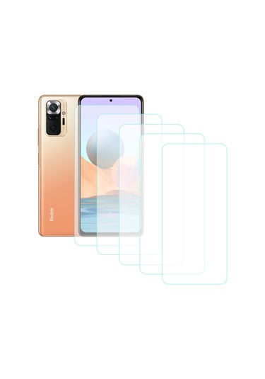 Notech Xiaomi Redmi Note 10 Pro Temperli Cam Ekran Koruyucu 5li Eko Paket